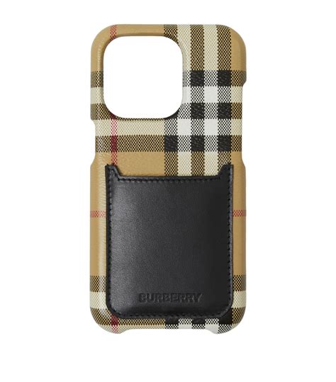 burberry handyhülle iphone 14 pro max|Check and Leather iPhone 14 Pro Case .